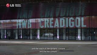 LG Transparent LED Film | Wales Millennium Centre, England | LG Business Solutions