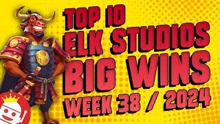  TOP 10 ELK STUDIOS BIG WINS OF WEEK #38 - 2024