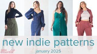 New Indie Sewing Patterns - January 2025