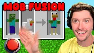 122 Ways to MIX MOBS in Minecraft with Mob Fusion (Minecraft DLC Review!)