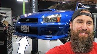 HOW TO INSTALL A JDM WRX STI LIP.... THE RIGHT WAY! (w/ Mickey Andrade)