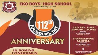 112th Founders’ Day Anniversary of Eko Boys' High School