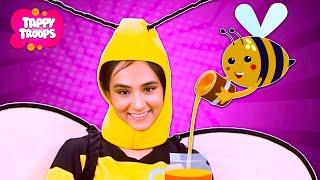 Bee Song | Preschool Songs For Kids | Tappy Troops – Educational Toddler Learning Videos