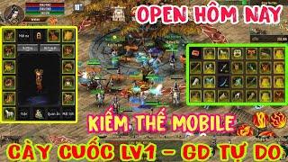 Kiếm Thế Mobile Lậu Mới Open S1 - Tân Thủ Cấp 1 Cày Cuốc Buôn Bán Giao Dịch Tự Do