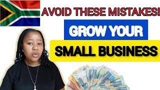 GROW YOUR SMALL BUSINESS: ADVICE TO SMALL BUSINESS OWNERS IN SOUTH AFRICA #roadto2k #incomestreams