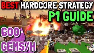 The BEST Hardcore Strategy // Lucille Strategy P1 Guide | Roblox Tower Defense Simulator TDS