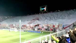 Bandera gigante  de Huracan Las Heras vs Boca Juniors