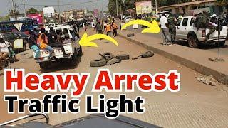 HEAVY Arrest In Traffic Light in The Gambia