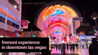 DOWNTOWN FREMONT IN LAS VEGAS 2023 4K walking tour