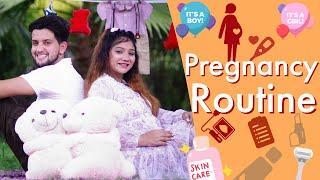 PREGNANCY ROUTINE | Choudhary Family | Khushi Punjaban | Vivek Choudhary