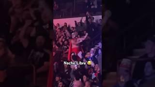 Nacho Libre at a WWE show 