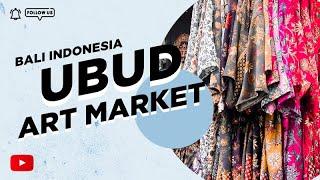 Exploring the Heart of Ubud: A Day at the Ubud Art Market! ️