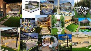 Pergola Design Ideas l Wooden Roof l Modern Rooftop Terrace Design l Taris Garden Ideas...