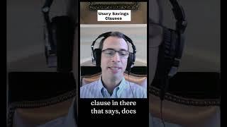 Usury Savings Clauses Explained