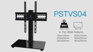 How to Assemble PERLESMITH PSTVS04 Tabletop TV Stand?