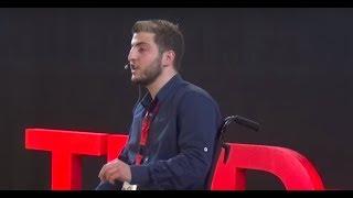 سأواصل من جديد I will continue again | Ghasoub Al-Zharawi | TEDxMimasStreet