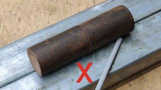 not all fast work is bad. how to install door hinges | welding stick for beginners