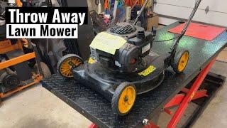 Pushed to the Curb After a Few Seasons - Poulan Pro Lawn Mower