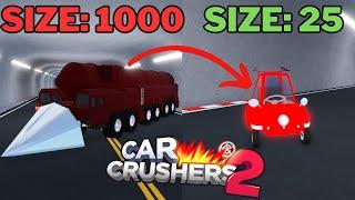 Car Crushers 2 But if I CRASH My Car Gets SMALLER