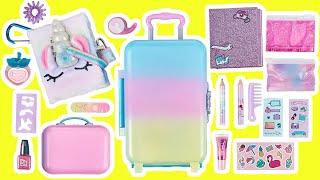 Real Littles Unicorn Suitcase and Bag Surprises with LOL Surprise OMG Dolls