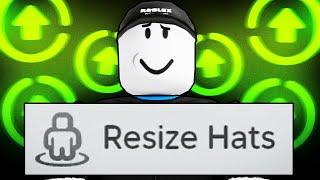 ITS FINALLY OUT... (Roblox Resize Hats Update)