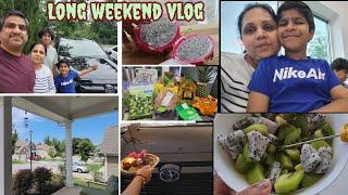 New car leke gaye Mandir| Costco shopping| Labor day weekend vlog