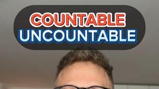 Countable vs. Uncountable Nouns #grammar