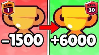 How To Push Trophies FAST in Brawl Stars! (Full Guide)