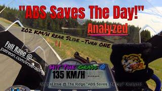 "ABS Saves The Day!" Analyzed @ Ridge Motorsports Park | Irnieracing