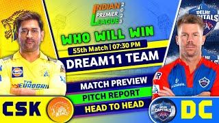 Delhi vs Chennai ipl 2023 55th match prediction,del vs che dream11,csk vs dc Dream11 team prediction