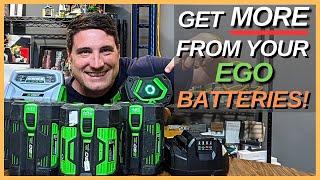 EGO Power+ Batteries - What To Know To Extend Their Life! (Charging, Troubleshooting problems!)