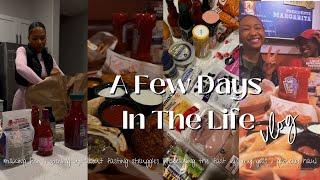 A FEW DAYS IN THE LIFE || OPENING UP ABOUT FASTING STRUGGLES || DINNER W/ THE GIRLS || GROCERY HAUL