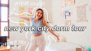 NYC COLLEGE DORM ROOM TOUR 2021 *fashion student edition*