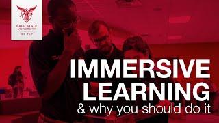 Why YOU Should do Immersive Learning