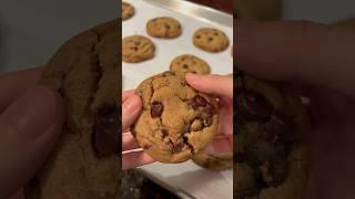 Brown butter chocolate chip cookies #cookies #recipe #food