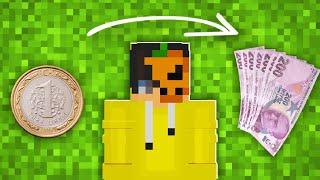 24 SAATTE 1 TLYİ 1000 TL YAPMAK!!  - MİNECRAFT