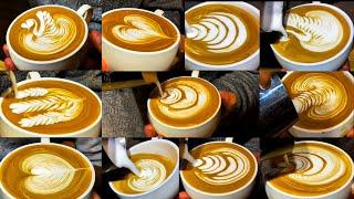 10 DIFFERENT LATTE  ART || BARISTA TRAINING FOR BEGINNERS || BARISTA TRAINING IN NEPAL || LATTE ART