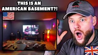 Shocked British Guy Reacts to American Viewers Basements!