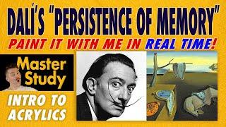 Paint Salvador Dalí's "The Persistence of Memory"! – Master Study – Free Easy Intro Acrylic Painting