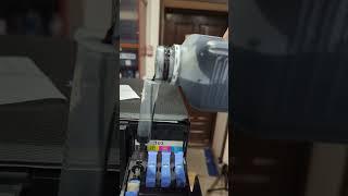 How can you fill the ink system continuous ink supply