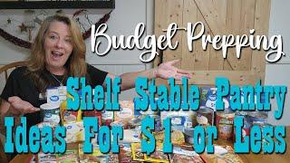 Stock Your Pantry for $1 or Less ~ Budget Prepping