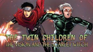 The Twin Children of The Vision and the Scarlet Witch - The Origin of Wiccan and Speed