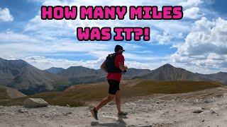 Mt Antero Marathon - How Many Miles Was It?!