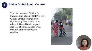 Module 8B: Children Independent Mobility