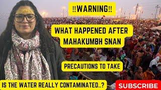 ‼️Mahakumbh Experience: A Divine Dip with a Caution!️