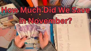 How Much Did We Save in November? #sinkingfunds #savingschallenges #budgeting