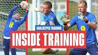 England Goalkeeper Training | Pickford, Ramsdale & Johnstone Rack up 80 SAVES!