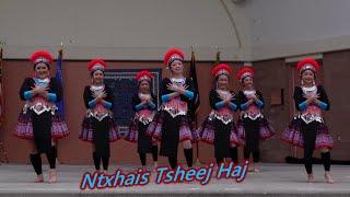 Ntxhais Tsheej Haj Dancers Hmong Day in Manitowoc WI