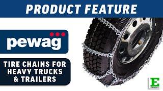 Pewag Tire Chains for Heavy Trucks and Trailers | E-Rigging Products