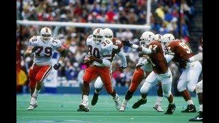 1991 Cotton Bowl #3 Texas vs #4 Miami Fl No Huddle